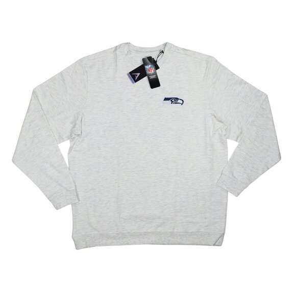 Seattle Seahawks NFL Football Antigua Crew Neck Lightweight Men's Sweatshirt NWT - Picture 1 of 2